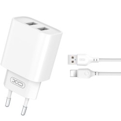 XO CE02C USB charger 2xUSB...