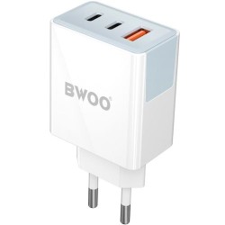 BWOO CDA133 Wall charger USB + 2xUSB-C 3A 40W PD