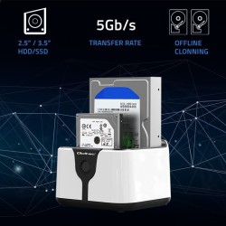 Qoltec 50309 HDD SSD 2.5"...