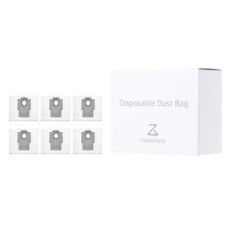 Vacuum Cleaner Accessory|ROBOROCK|Disposable Dust Bag 6pcs|White|For Q7 White+/Q7 White Max+/Q7 Black/ Q7 Black Max/Q7 Black+/Q7