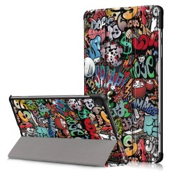 Telefoniümbris Smart Leather Huawei MediaPad T5 10.1 graffiti