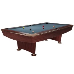Billiard Table Dynamic II, 9 ft, brown, Pool, Simonis 760 powder blue