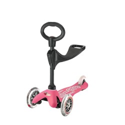 Micro three-wheeled scooter/rider Mini 3in1 Deluxe Pink