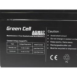 GREEN CELL GEL BATTERY...
