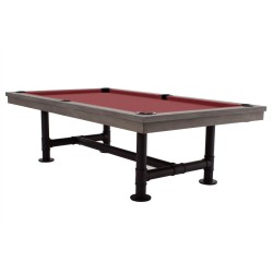 Billiard Table, Pool, Rasson Bedford, grey, 8 ft., Simonis 860 red