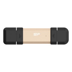 Silicon Power DS72 USB flash drive 1 TB USB Type-A / USB Type-C 3.2 Gen 2 (3.1 Gen 2) Gold
