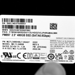 SSD Samsung PM897 480GB...