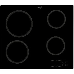 Pliidiplaat Whirlpool, 4 x Hilight, 58 cm, must