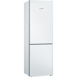 Külmik Bosch, 186 cm, 214/94 l, 39 dB, elektrooniline juhtimine, LowFrost, valge
