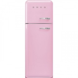 Külmik Smeg, 50-ndate stiil, 172 cm, 222/72 l, 37 dB, mehaaniline, vasak, pastellroosa