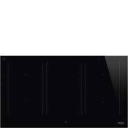Pliidiplaat Smeg, 6 x induktsioon, multitsoon, 90 cm, must, lõigatud servaga