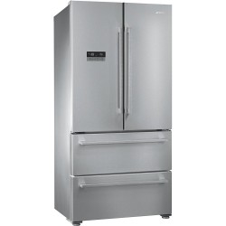 Külmik Smeg, 183 cm, 387/152 l, 35 dB, elektrooniline juhtimine, rv teras