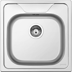 Valamu Smeg Omni, 50 cm, käsitsi avatav, roostevaba teras