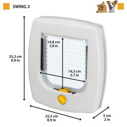 FERPLAST Swing 3 pet door,...
