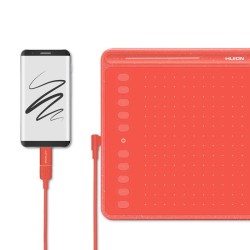 HUION HS611 RED graphic...