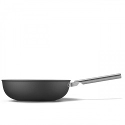 Woki pann Smeg, 30cm, must