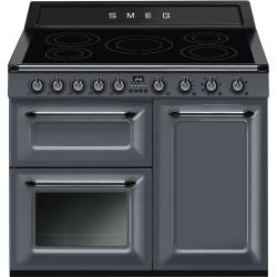 Elektripliit Smeg Victoria, 5 x induktsioon, 3 x elektriahi, aurupuhastus, 100 cm, hall