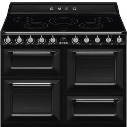 Elektripliit Smeg Victoria, 5 x induktsioon, 3x elektriahi, aurupuhastus, 110 cm, must