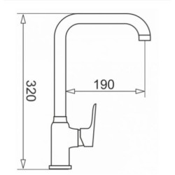 KITCHEN TAP PYRAMIS SILVIO...