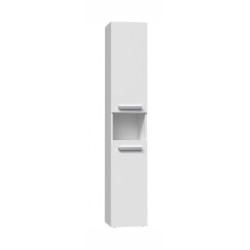 Bathroom cabinet NEL III 31x30x174 cm, matt white