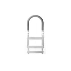 Rounded bath handle with...