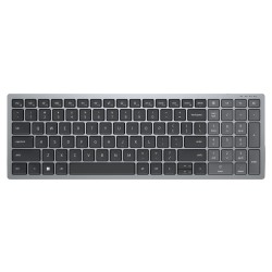 DELL KB740 keyboard Office RF Wireless + Bluetooth QWERTY English Grey, Black