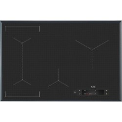 Pliidiplaat AEG, 4 x induktsioon, flexi tsoon, 78 cm, Hob2Hood, faasitud, tumehall