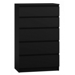 Topeshop M5 CZERŃ chest of...
