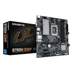 GIGABYTE B760M D3HP Motherboard - Intel Core 14th Gen CPUs, 4+1+1 Phases VRM, up to 5600MHz DDR5, 2xPCIe 4.0 M.2, GbE LAN, USB 3