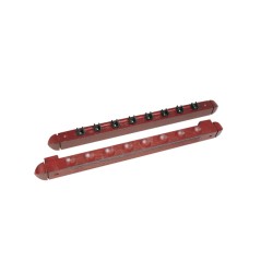 Billiard Cue Rack Roman, mahogany, 45 cm, for 8 Clips