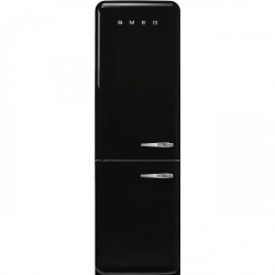 Külmik Smeg, 50-ndate stiil, 196 cm, 234/97 l, 37 dB, elektrooniline juhtimine, NoFrost, must