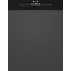Nõudepesumasin Smeg, integreeritav, 60 cm, must paneel, 46 dB
