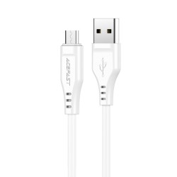 Laadimisjuhe Acefast C3-09 USB-A to MicroUSB 1.2m valge