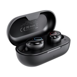 Juhtmevabad kõrvaklapid Choetech BH-T16 Hi-Fi Bean TWS must