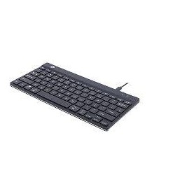 KEYBOARD COMPACT BREAK ENG/BLACK RGOCOUSWDBL R-GO TOOLS