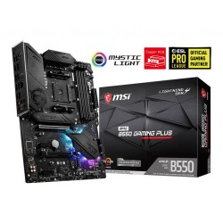 Mainboard|MSI|AMD B550|SAM4|ATX|2xPCI-Express 3.0 1x|1xPCI-Express 3.0 4x|2xM.2|1xPCI-Express 4.0 1x|Memory DDR4|Memory slots 4|