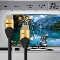 Qoltec 50356 HDMI v2.1...