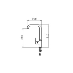 PYRAMIS SILVIO mixer tap...