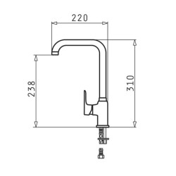 Kitchen faucet PYRAMIS...