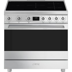 Elektripliit Smeg, 5x induktsioon, elektriahi, 90cm, RV teras