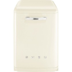 Nõudepesumasin Smeg, 50-ndate stiil, 60 cm, 3 korvi, 45 dB, kreem