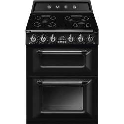 Induktsioonpliit Smeg Victoria, 4 x induktsioon, 2 x elektriahi, 60 cm, must