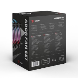 SAVIO FAN-01 4-pack 120mm...