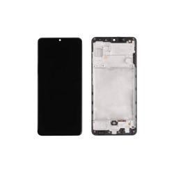 LCD ekraan Samsung A325 A32 4G puuteekraani ja raamiga Black OLED