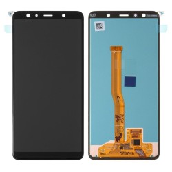 LCD ekraan Samsung A750 A7 2018 puutetundliku ekraaniga must OLED