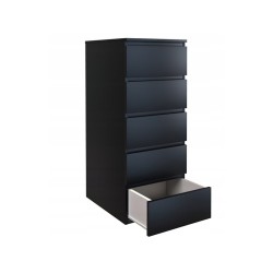 Topeshop W5 CZERŃ chest of...