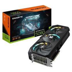 GIGABYTE GeForce RTX 5080 GAMING OC 16G Graphics Card - 16GB GDDR7, 256bit, PCI-E 5.0, 2730MHz Core Clock, 3 x DisplayPort, 1 x 