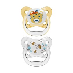 Dr. Brown's Chupete Prevent Butterfly Yellow Sice 2 6-18M