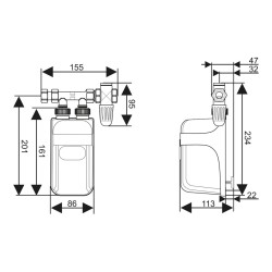 DAFI water heater 3.7 kW...