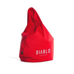 DIABLO gaming pouffe red